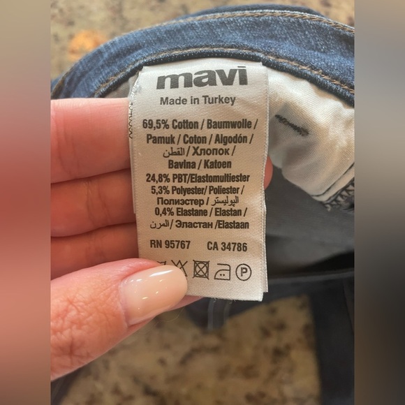 New women’s Mavi Sonja dark wash jeans size 27 x 28 - Picture 5 of 9